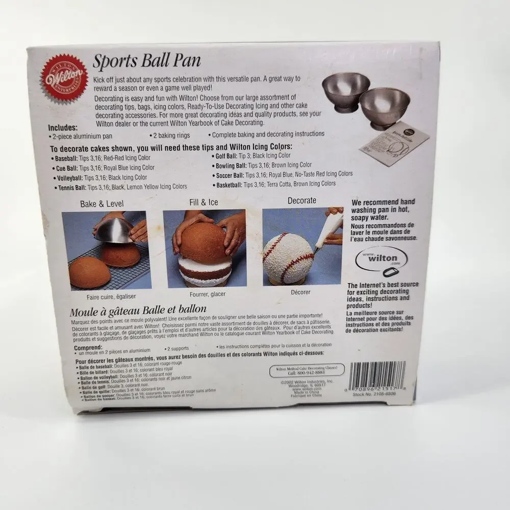 Wilton Sports‎ Ball Cake Pan Set
